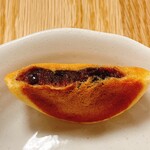 Mangetsu - 阿闍梨餅、齧齧断面！