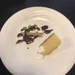 クチーナノブ - チョコレートのセミフレッド＆レモンケーキ