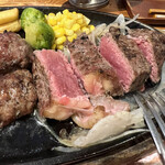 ブロンコ ビリー - サーロインはレアで頼んだ。とても柔らかく上質な肉！