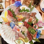 Toukyou Nigiri Meshi Mai Sen - 驚きの刺身。4人前だがそれにしても。