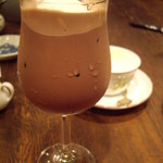茶亭 羽當 - アイスココア。