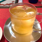 便箋喫茶 - アイスのゴジベリーメリッサティーで。飲みやすかった♡