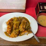 中華料理 味楽 - カツカレー