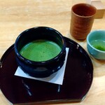 喜久水庵 - 食後の抹茶