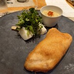 SUGALABO - ◎大分佐賀関漁港　関アジのフライ　夏野菜添え