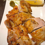 Kagoshima chicken grilled with rock salt