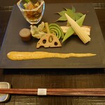 杢の抄 - 竹の子など素材の味と香りを大切にしているのがわかりました。美味しかった！