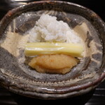 富小路 やま岸 - 鱧、黄にら、梅おろし