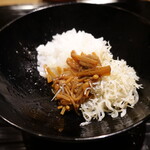 富小路 やま岸 - ご飯のお供オンザライス