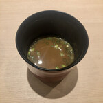 博多 鮨 まつもと - 魚介の赤だし