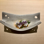 博多 鮨 まつもと - ウニイカ  ①  美しい。