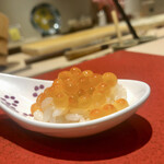 博多 鮨 まつもと - イクラ小丼　ドラゴンボールです。