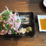 焼鳥さくら - 地鶏のタタキ