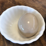 えびまさ - 半熟煮たまごは別皿で提供