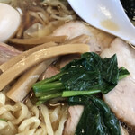 えびまさ - ほうれん草、メンマ