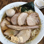 えびまさ - チャーシューワンタン麺　硬め大盛り