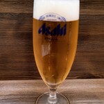 創作イタリアン Gemelli - 毎度 生ビール  見た目よりたっぷり入っています。