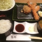 とんかつ料理と京野菜 鶴群 - ミックス定食