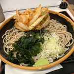 Manyou Soba - 冷やしかき揚げ蕎麦