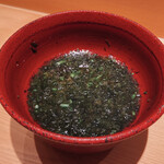 鮨 さいとう - あおさのお椀