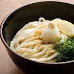 Raw soy sauce udon