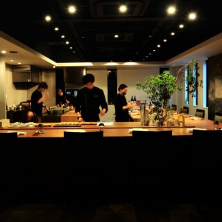 新設されたフレンチカウンター席