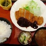 貴美 - トンカツ定食　730円　安い♪