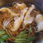 本手打そば 山楽 - とりそば