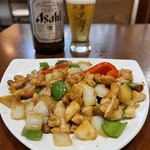 穂の華 - 鶏と野菜のカシューナッツ炒め(ハーフ)