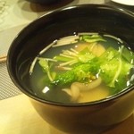 鮨 明 高勢 - 蛤のお吸い物