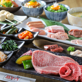 Carefully selected domestic Japanese black beef◆All-you-can-eat and drink course is recommended