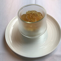 フランス料理 ル・クール - ドルチェドリームのムース 芯から取ったフォンのジュレ