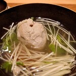 吉い - イワシのつみれと東京三つ葉の椀物