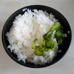 ラーメン 町田家 - タイムサービスの半ライス