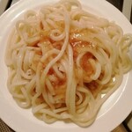 小松屋 - 金福讃岐うどんに市販の和風おろしダレをかけた