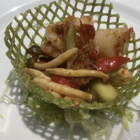 中国料理 新香港 - 大海老とホタテのXOソース炒め