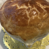 中国料理 新香港 - 蟹肉×フカヒレ姿のパイ包み焼きスープ　いい香り！