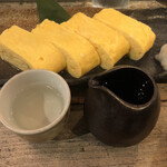 SAKAGUCHI - Ⅺ. だし巻きたまご、八海山 特別純米原酒90mL