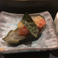 瀧口 - 前菜②小茄子とトマトのマリネ