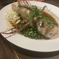 中華旬彩 森本 - カサゴの蒸し物