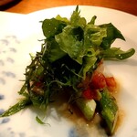 ビストロ　アギャット - アスパラガスとホタテ