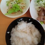Hatsumi - ご飯、サラダ