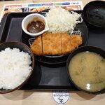 松乃家 - 味噌ロースかつ定食 税込500円（キャンペーン価格）