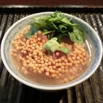 銀座 水野 - お昼の会席コース 3700円 の鮪胡麻和え茶漬け