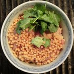 銀座 水野 - お昼の会席コース 3700円 の鮪胡麻和え