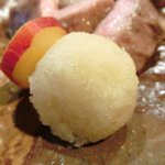 銀座 水野 - お昼の会席コース 3700円 の大根おろし