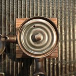 銀座 水野 - お昼の会席コース 3700円 の煮物：蟹のすり身、筍、若布の土瓶蒸し