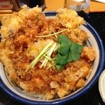 Tenya - 海鮮かき揚げ天丼６８０円