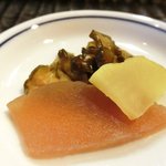 銀座 水野 - お昼の会席コース 3700円 の香の物