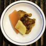 銀座 水野 - お昼の会席コース 3700円 の香の物